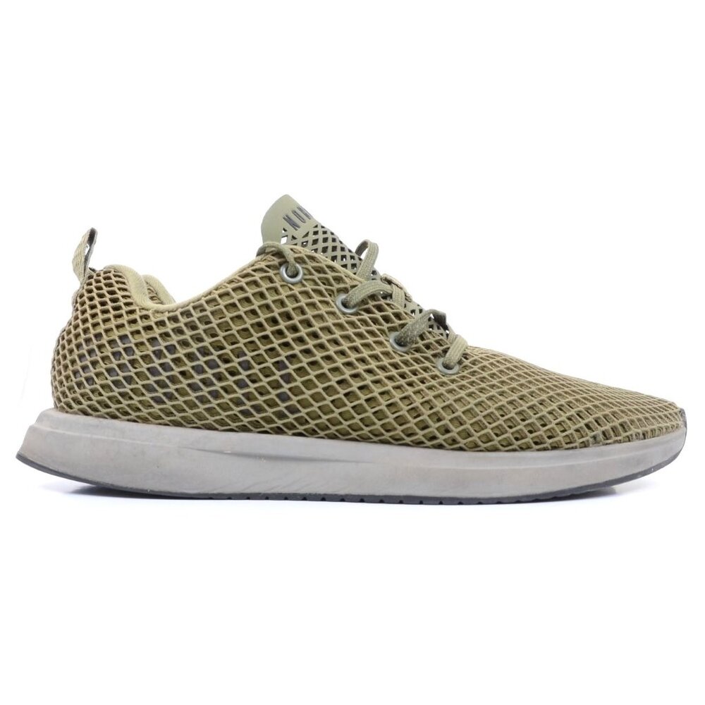 NoBull Mesh Runner Mens 12 Green Trainer‎ Lace Up Low Top Sneakers Breathable